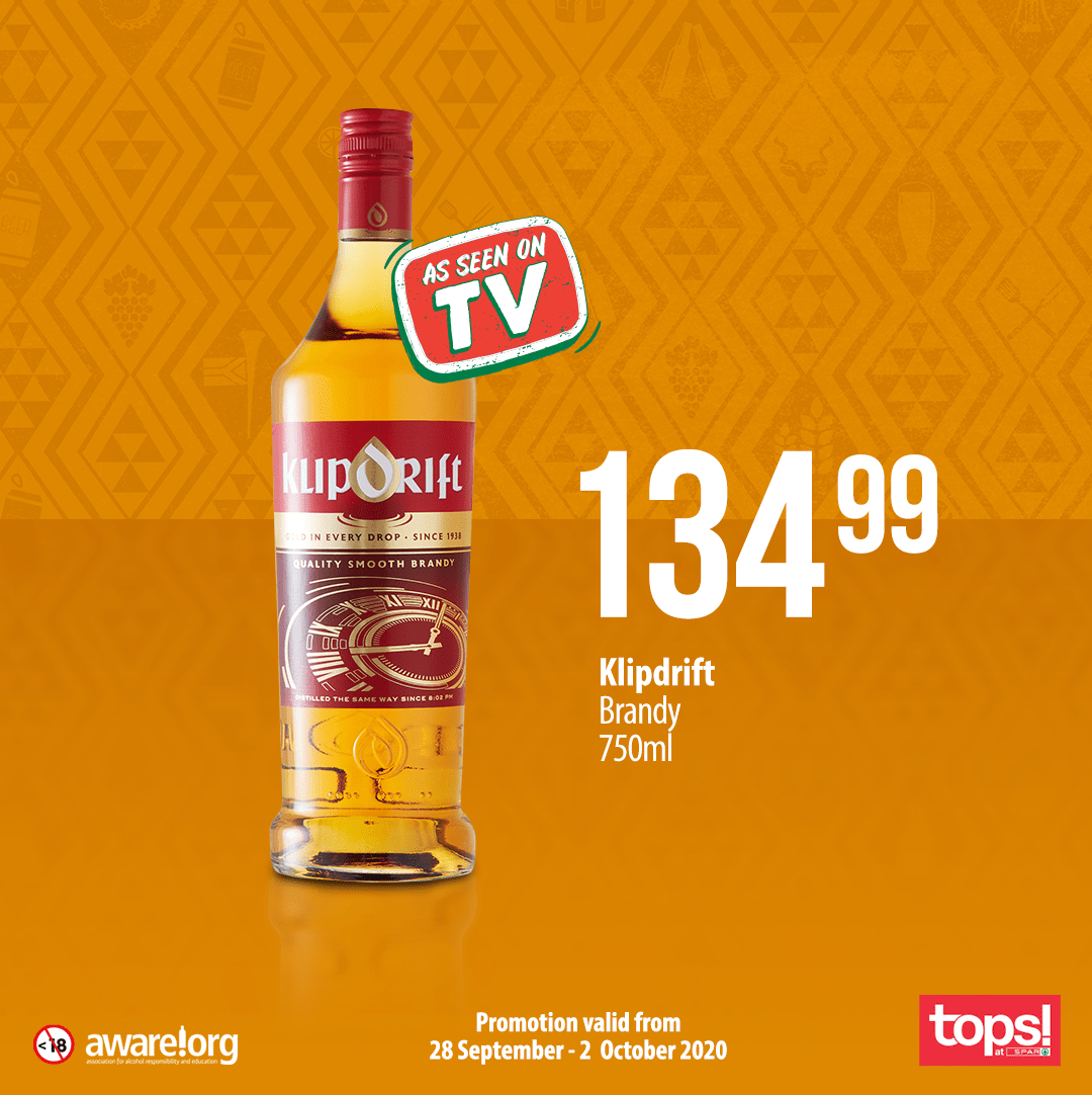 TOPSatSPAR's tweet image. Let the responsible and lekker times begin with #immediateeffect!

T’s and C’s apply, offer valid from the 28 September – 2 October 2020 while stocks last. Visit your nearest TOPS at SPAR store to find out more: bit.ly/topsatspar
#beresponsible #belekker