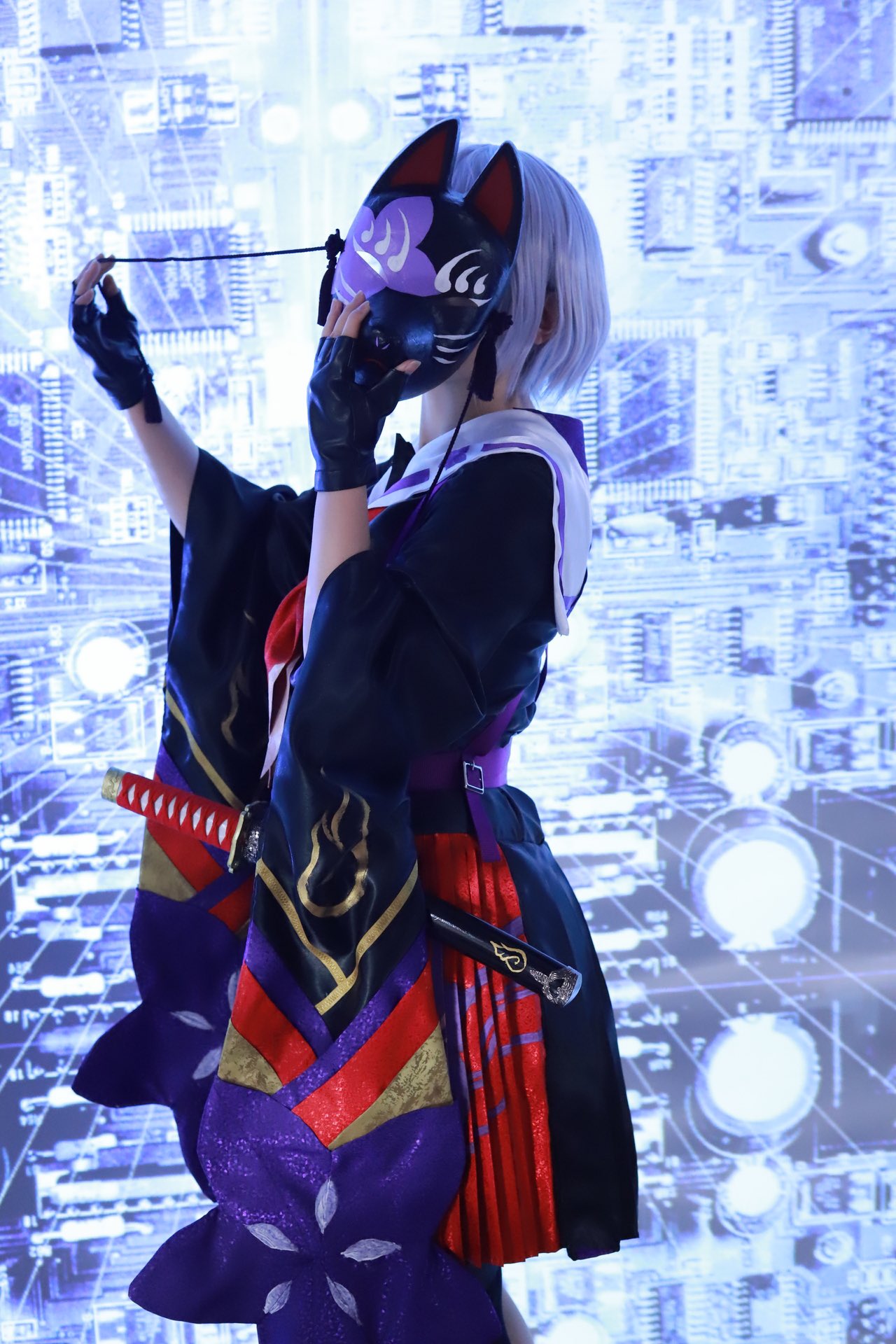 【#コンパス】 狐ヶ咲甘色 コスプレ セット コンパス】製作期間3ヶ月！狐ヶ咲甘色ちゃんの衣装が完成した
