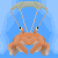kserks96's tweet image. Free Crab from "Cortex Command" on the mission to ... emmm ... hm ... To stomp on enemy legs until they run avay in fear! @Pixel_Dailies #pixel_dailies #crab #cortexcommand #pixelart