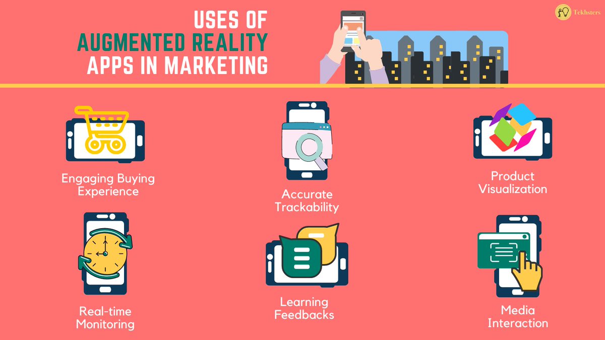 tekhsters's tweet photo. Augmented reality (AR) has been a widely recognized advanced technology, which is also being utilized as marketing purposes. This post will share the top uses of AR apps in the marketing business.
.
.
#augmentedreality #AR #mobileapps #marketing #technology #business #ardevice https://t.co/TW2wWEcLYD