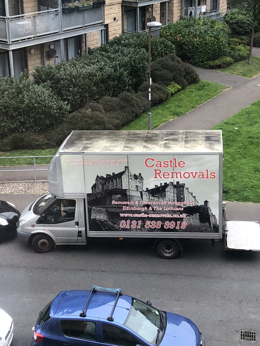 bowness_c's tweet photo. They’re never going to fit a castle in there.  @edinspotlight #Edinburgh https://t.co/WQJ1jWXSky