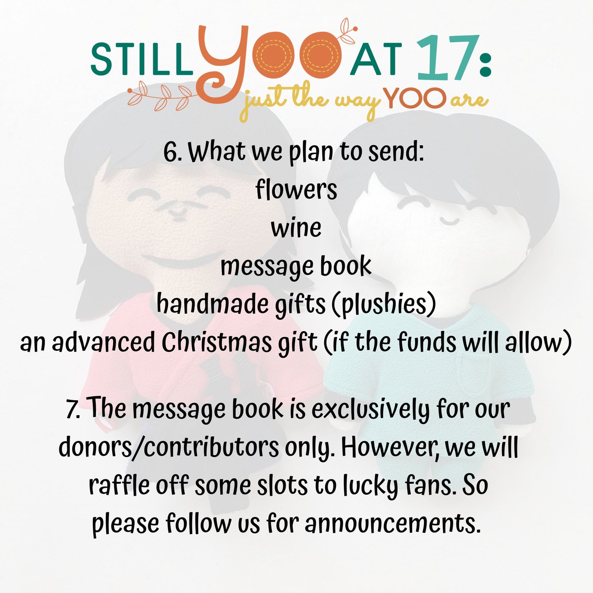 FAQs #StillYOOAt17  #YooYeonSeok  #FanSupport  #YooYeonSeokFanProject