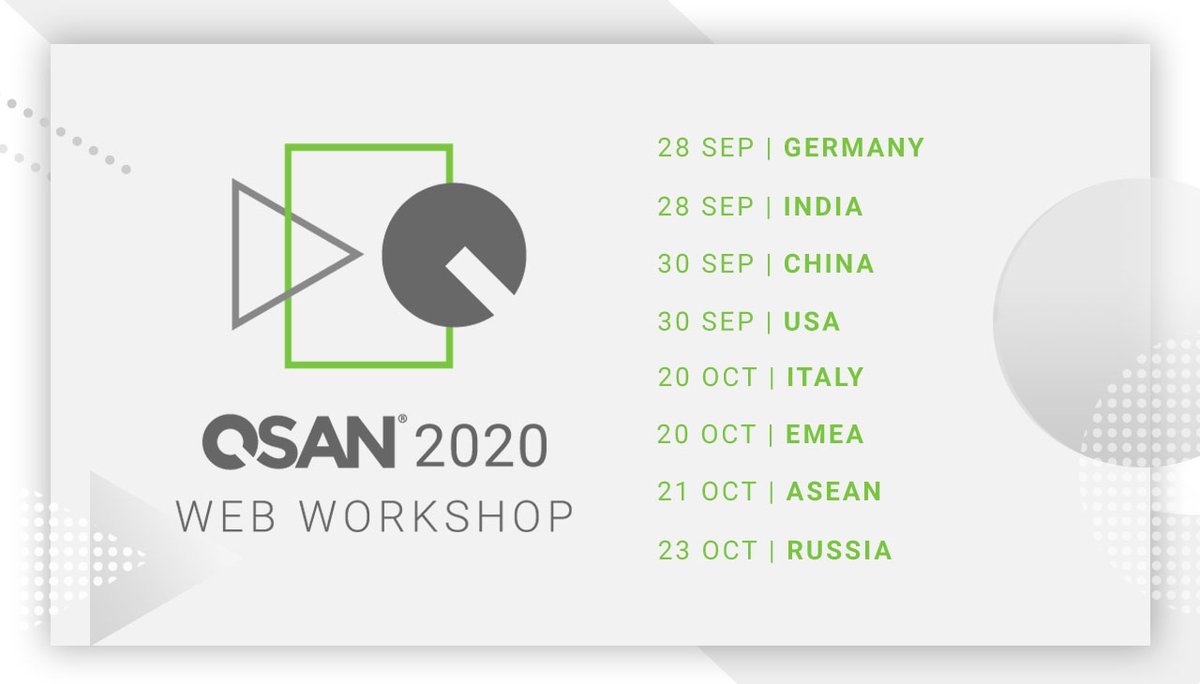 QSANstorage's tweet photo. QSAN October Web Workshop is coming!
Follow our steps to be more tech-savvy and improve your work efficiency.
Register now and try our new storage solutions:
https://t.co/s6zFccWmMn
#QSAN #WebWorkshop #storage #Nondisturb #NVMeAllFlash #NVMeStorageArray #FlashArray #AllFlashSAN https://t.co/3aFTXd7WSr