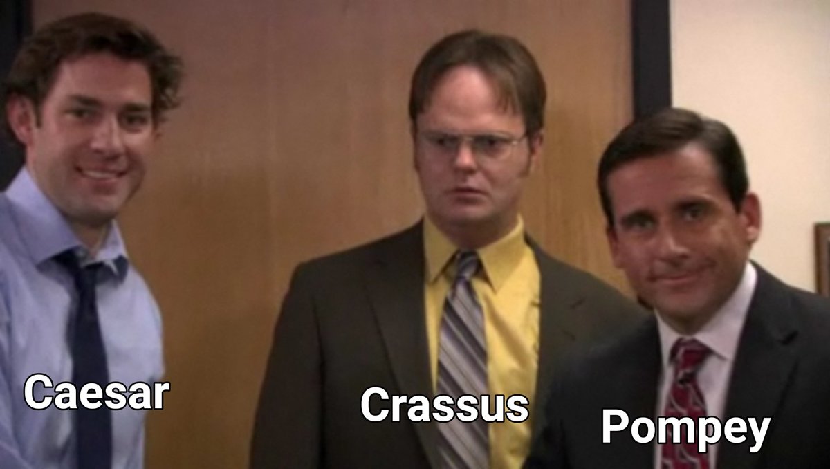 The First Triumvirate when Crassus goes to Parthia