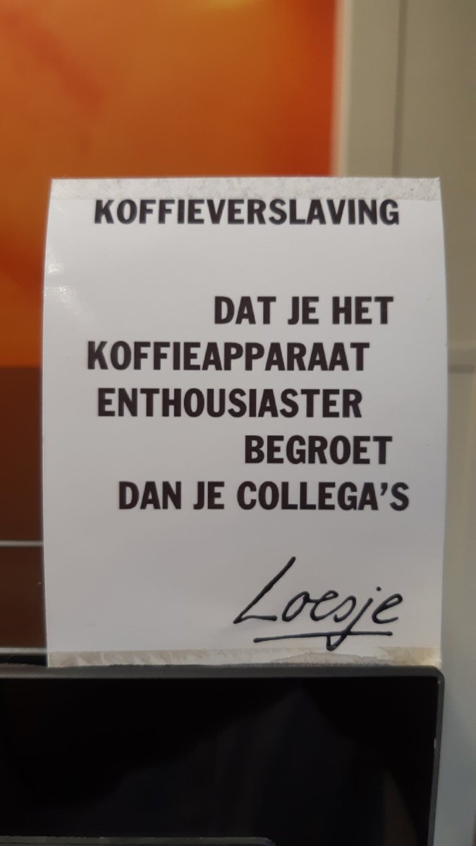 Heb je dat ook wel eens? #koffietijd