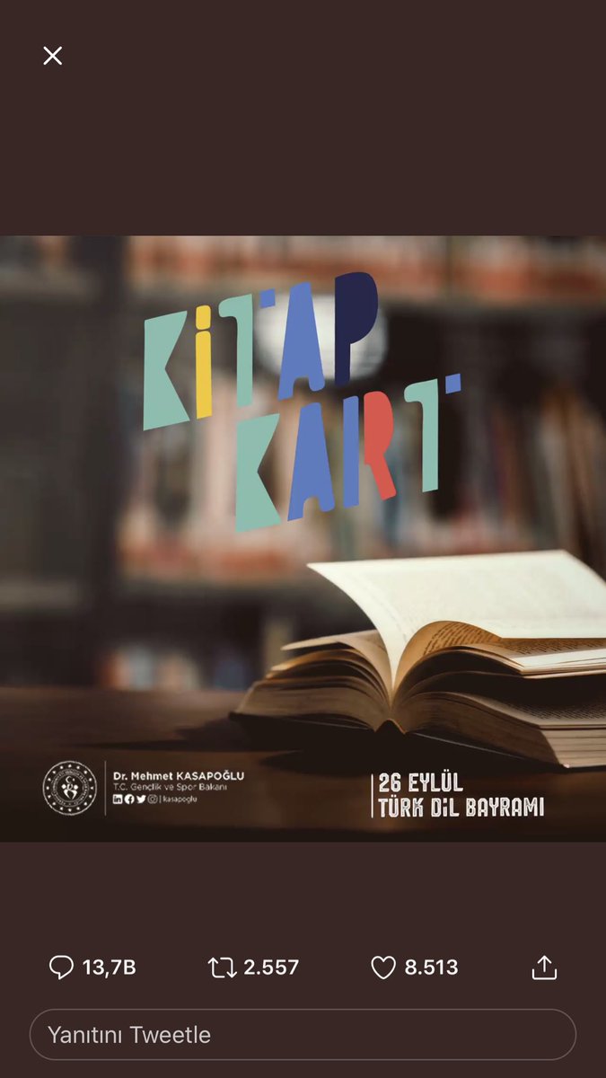 #GençlikOkuyor yakaladım mı sayın bakanım <a href="/kasapoglu/">Dr. Mehmet Kasapoğlu</a>