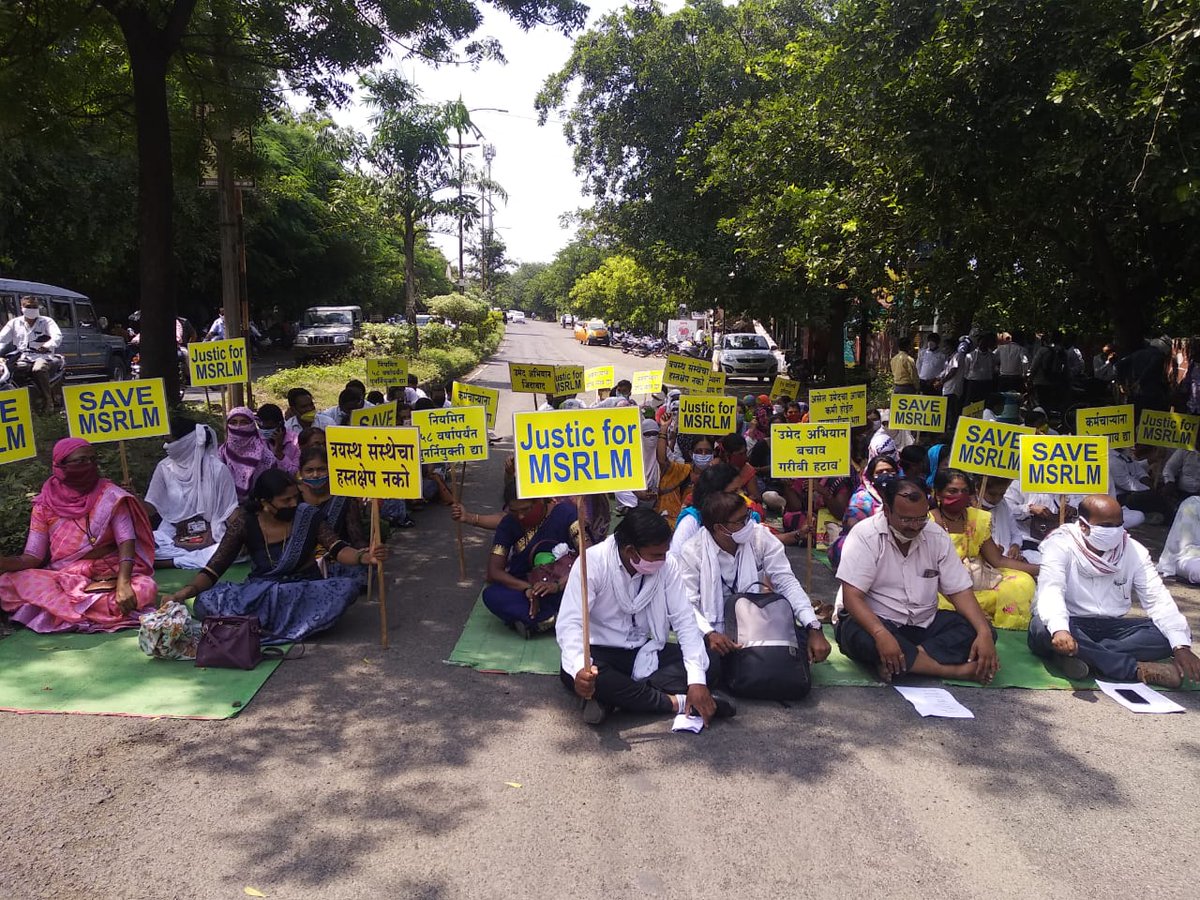 GopalBhakre's tweet photo. #JusTice_For_MSRLM @CMOMaharashtra @PMOIndia @abpmajhatv https://t.co/hmHtuxeFlA