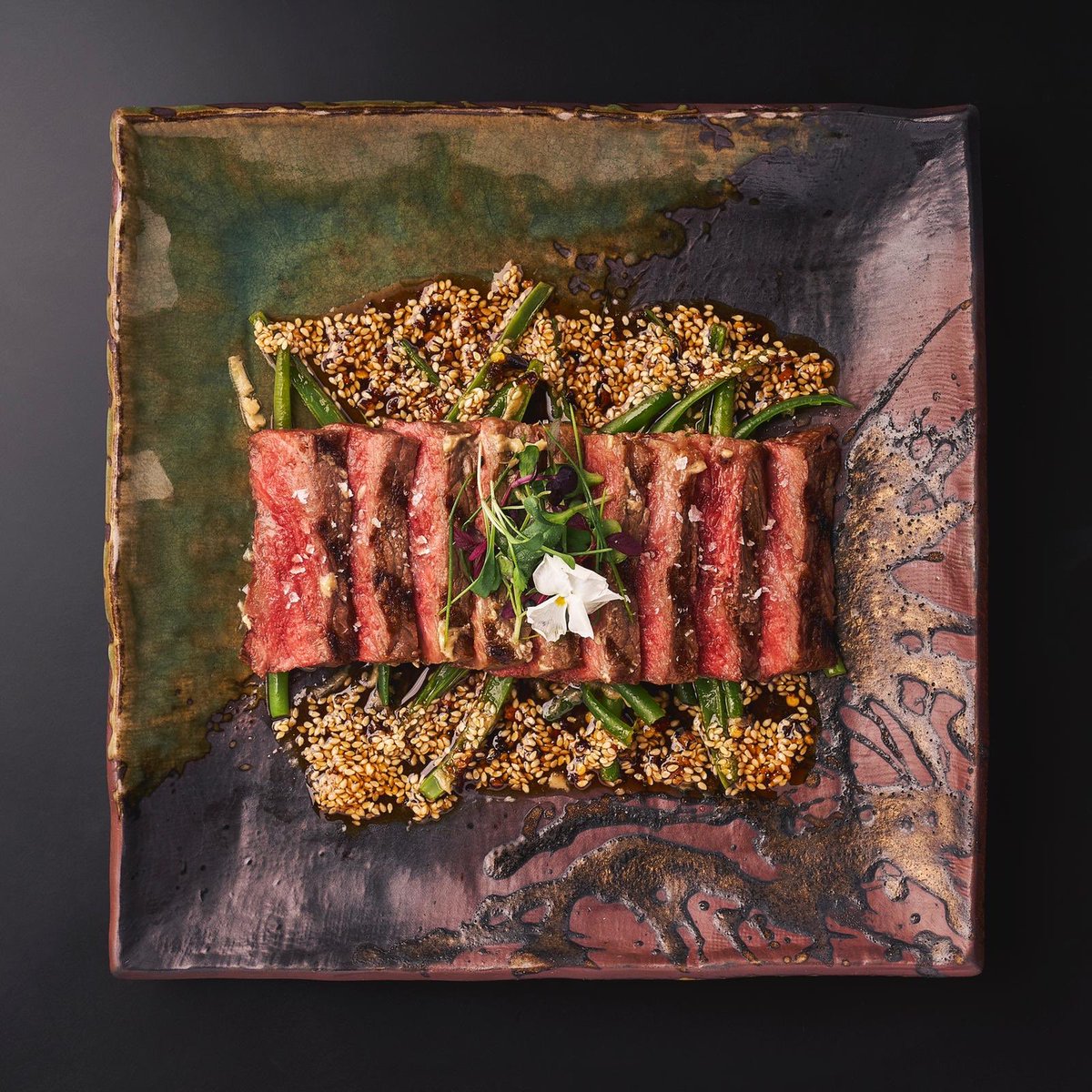 TattuRestaurant's tweet photo. 🌸 THE RETURN OF THE WAGYU 

This autumn we are re-introducing one of our most popular dishes - Japanese Black Wagyu Ribeye with green beans and truffle sesame soy - available from Monday 5th October! 

#tatturestaurant #permanentlyunique
#wagyu #autumnwintermenu
#newmenu https://t.co/CtCljbUGd4