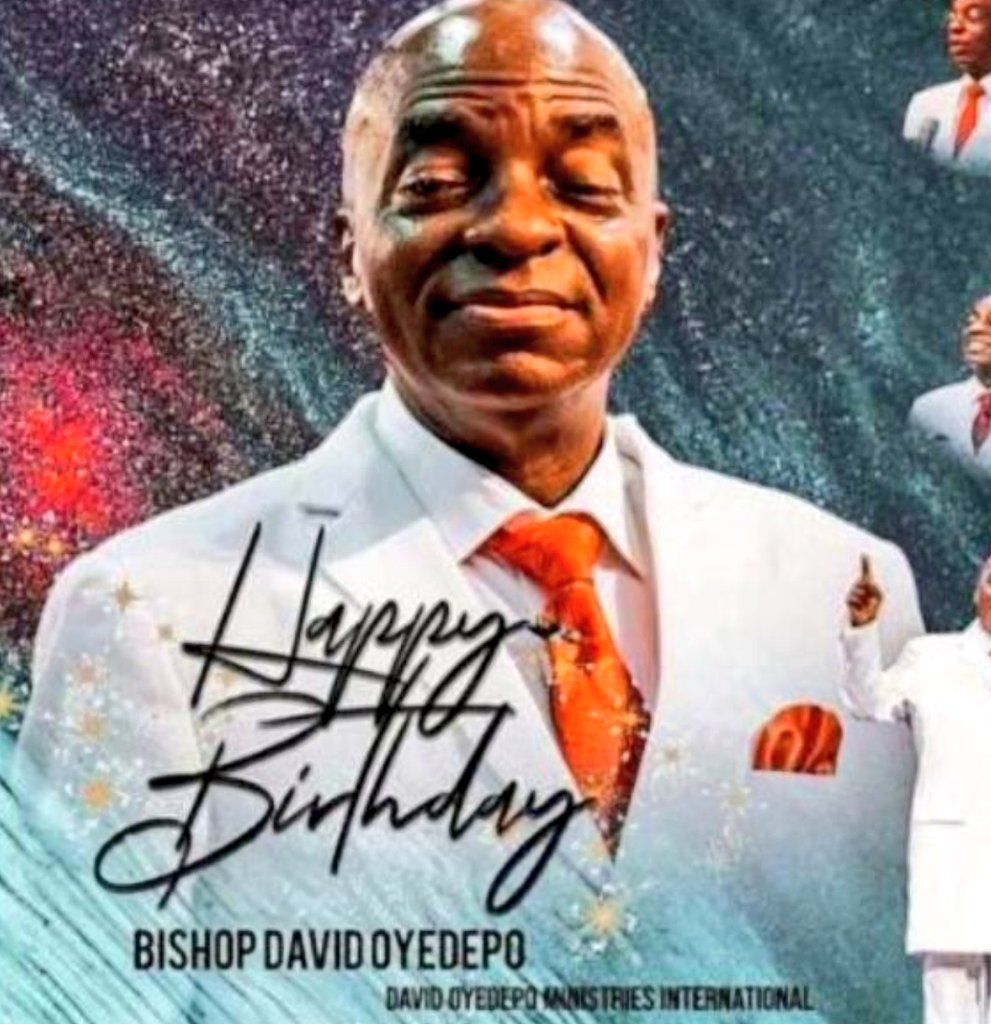 Happy birthday Bishop David Oyedepo....More Grace, More Wisdom Sir!!!! 