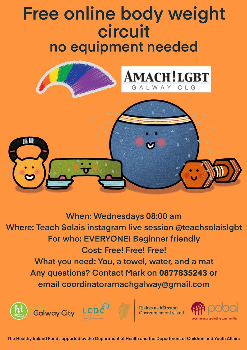 Mark is back! Are you ready for your morning workout? It will set you up for the day! Next Wednesday <a href="/8am/">8am</a> our free online body weight circuit session starts again.