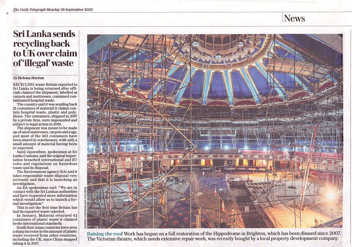 andrewhasson's tweet image. Daily Telegraph #hippodrome #brighton #matsim #thelanes #iconic #beatles #stones #newsphotography #middlestreet #derelict