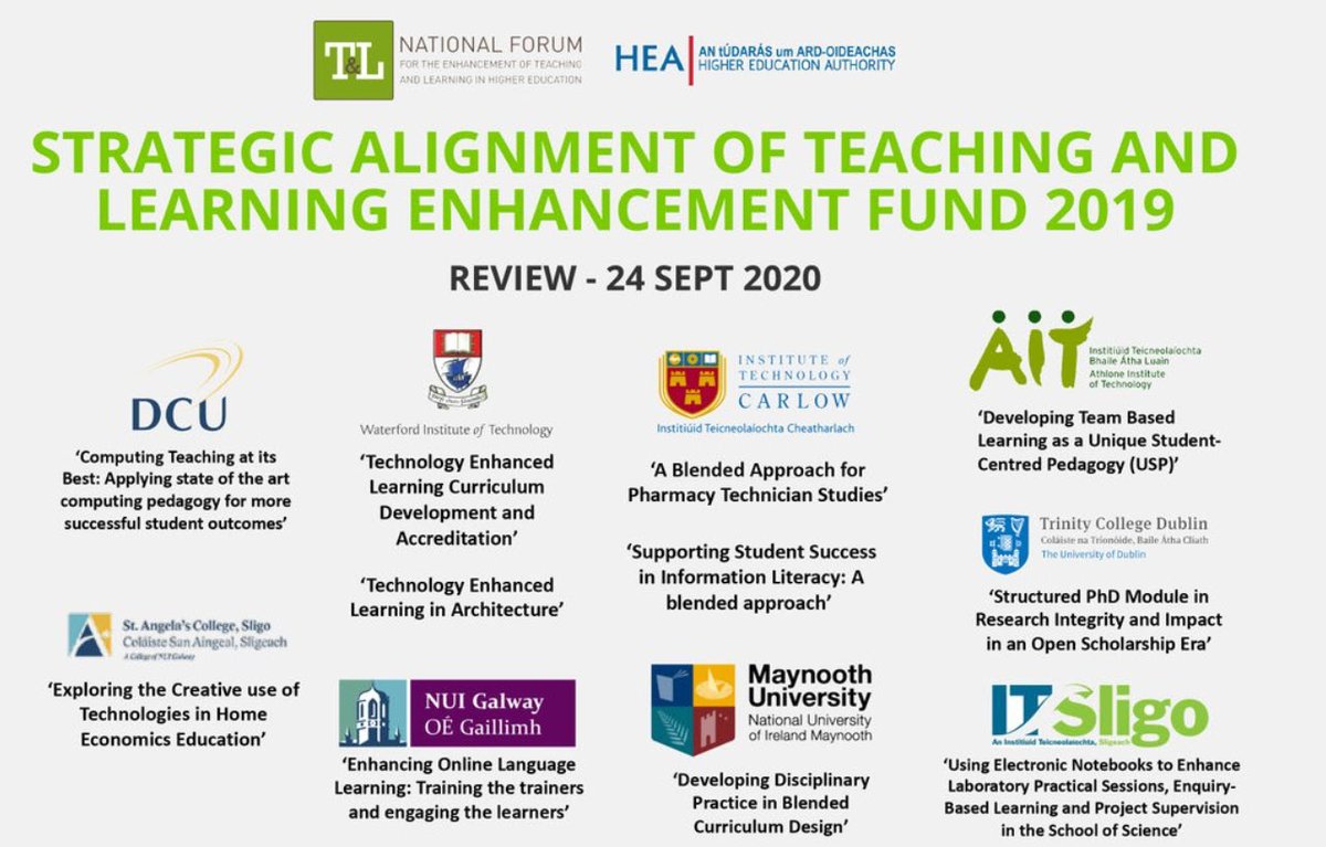 Great to meet all the international review panel (twice:) for the <a href="/ForumTL/">National Forum T&L</a> reviews of the SATLE initiatives.
Really appreciated the feedback and encouragement  
Kudos to all reviewers for keeping up energy levels across the 4 days of online reviews   
#feedback #newprojects
