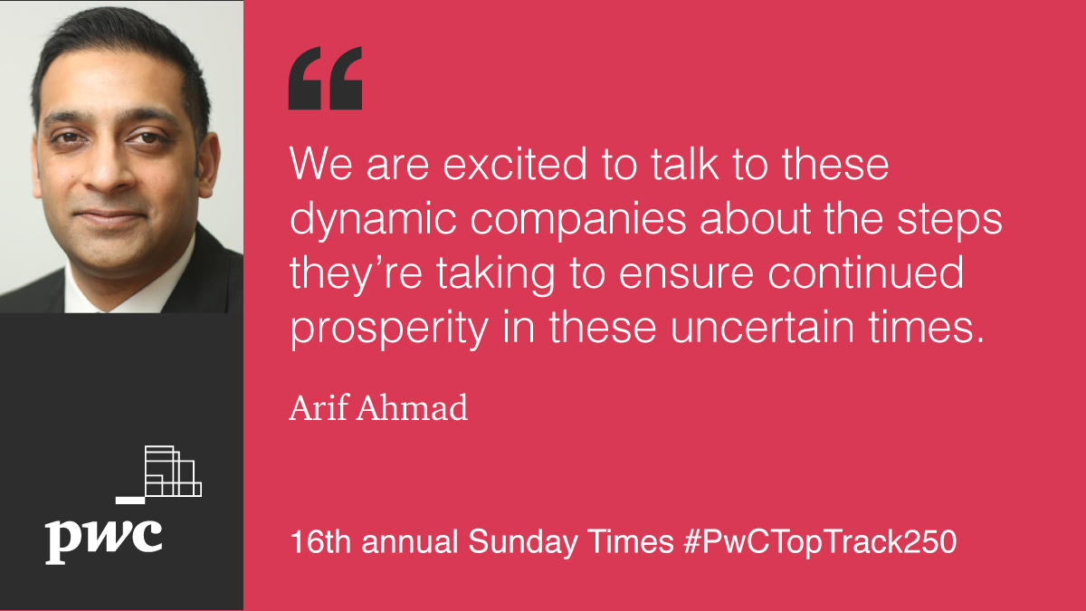Who are the UK's leading growth companies with the biggest sales? Find out in the latest #PwCTopTrack250, from @ST_FastTrack, sponsored by <a href="/PwC_UK/">PwC UK</a> pwc.to/2RVE6iX
