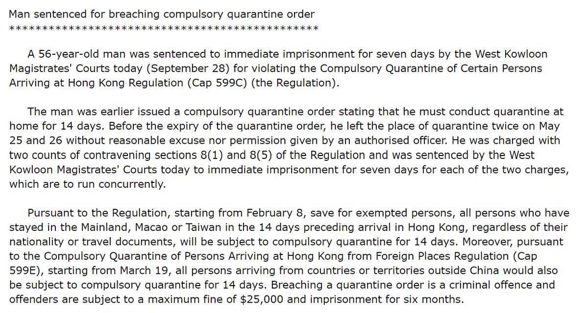 56 year old man gets 7 days jail for 2 offences.