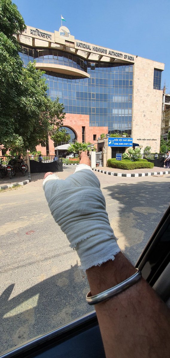 All above tweets were done with injured thumb, wanted to avoid but bureaucracy made me miserable and an injured soldier fails to make any budge.. Going back..  #pathetic and  #painful  #FasTag @nitin_gadkari  @PMOIndia  @TCGEHLOT  @Gen_VKSingh