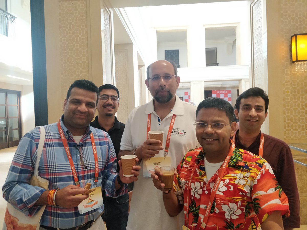 TweetsAnup's tweet image. From #PRAXIS8 archives. 
One year ago in Goa 
#PRAXISmemories