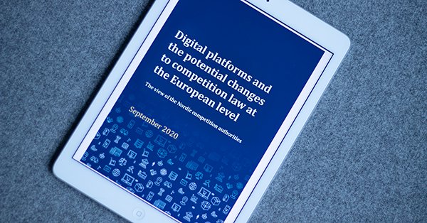 Pressmeddelande: De nordiska konkurrensmyndigheterna publicerar i dag ett gemensamt memorandum om digitala plattformar och framtidens konkurrenslagstiftning. konkurrensverket.se/nyheter/de-nor…