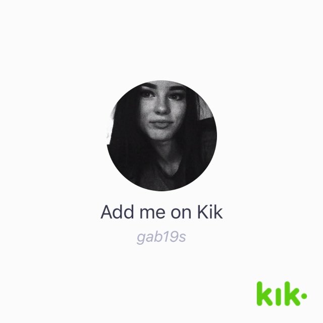 CTabnan's tweet photo. Hey! I'm on #Kik - my username is 'gab19s' https://t.co/MgDZvaqmv0 https://t.co/0K90drgLL3