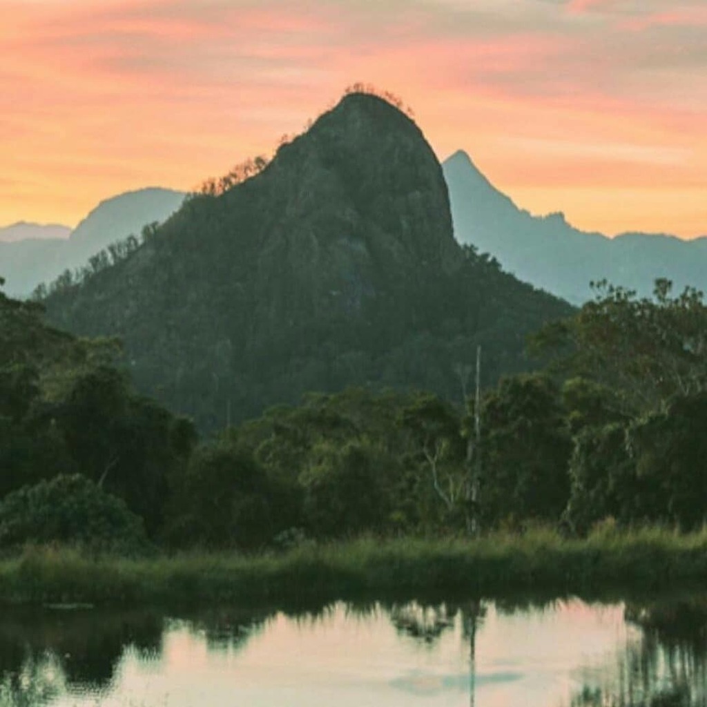 BigVolcano's tweet photo. #MountWarningMonday Mount Doughboy eclipsing Wollumbin. 

#wollumbin #mtwarning #mountwarning #doughboy #tweedhinterland #tweedshire #northernrivers #regionalnsw #landscapes #mountainscapes #sunset
#sunrisesunset #visitnsw #lovensw #volcaniclandscape #la… https://t.co/5IGY0onMJe https://t.co/E0LZreJoxM