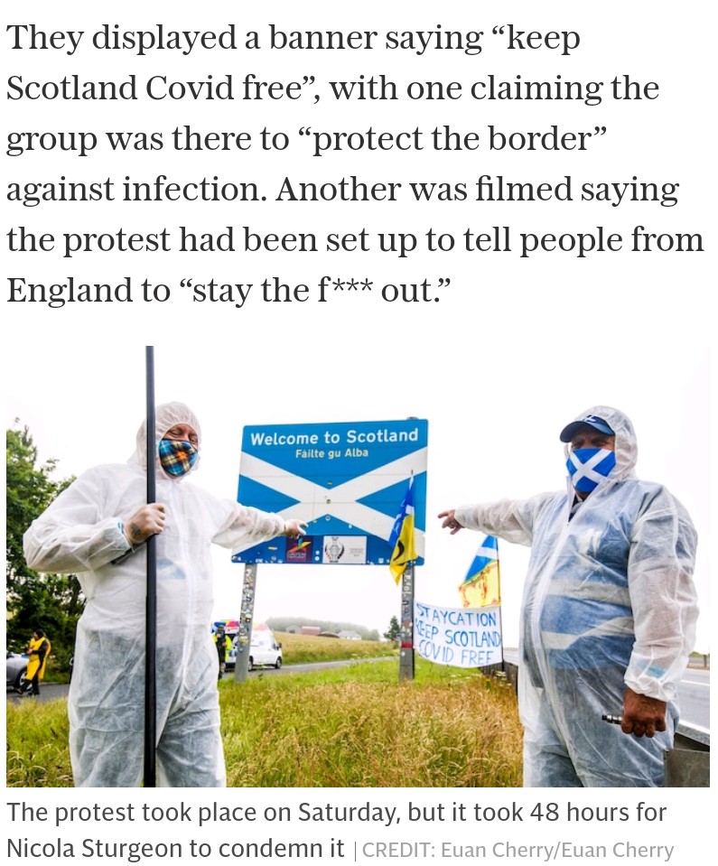 15. To recap, Lorna and Cliff (and their white vans) are part the walker's security and support team. Where-ever they go stickers appear. Including previously at the infamous Berwick Border incident where they were ringleaders.