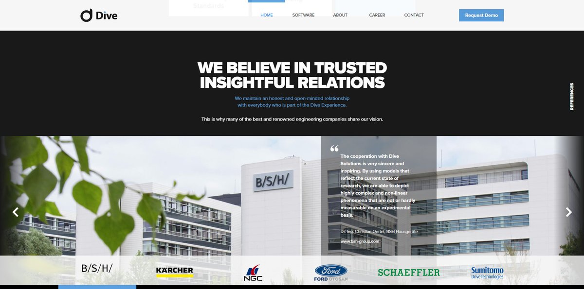 divesolutions's tweet image. And we got another reference from our customer! Thank you BSH Hausgeräte! 💙 We are very proud to have you as a key partner since our early days as a company. 🚀

It&apos;s on our website now. Have a look: hubs.ly/H0wKWts0

#engineering #happycustomer #divesolutions