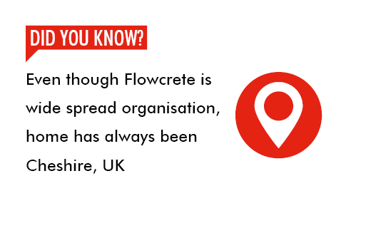FlowcreteUK's tweet photo. It's #Didyouknow time about #Flowcrete!
It all started in 1982 in the lovely town of #Sandbach - Cheshire, UK, where our HQ remain until today.

Find out more - https://t.co/qj6K7hOjwR

#flooring #construction #flowcretefacts #cpguk https://t.co/VGqWKhdxJI