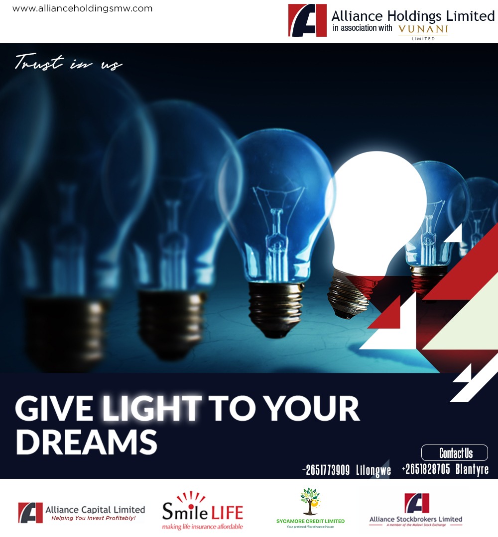 "Believe in yourself! Have faith in your abilities! Without a humble but reasonable confidence in your own powers you cannot be successful or happy.” —Norman Vincent Peale

#AllianceHoldingLimited #Malawi #MondayMotivation #NewWeek