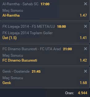 Herkese Merhaba ;
28.09.2020 Pazartesi günü için 4 maçtan oluşan bir kupon oluşturdum . Herkese bol şanslar...
#iddaa #bahis #futbol #pazartesi #türkiye #galatasaray #fenerbahçe #beşiktaş #süperlig #muslera #DerbideDemirspor #takip #like