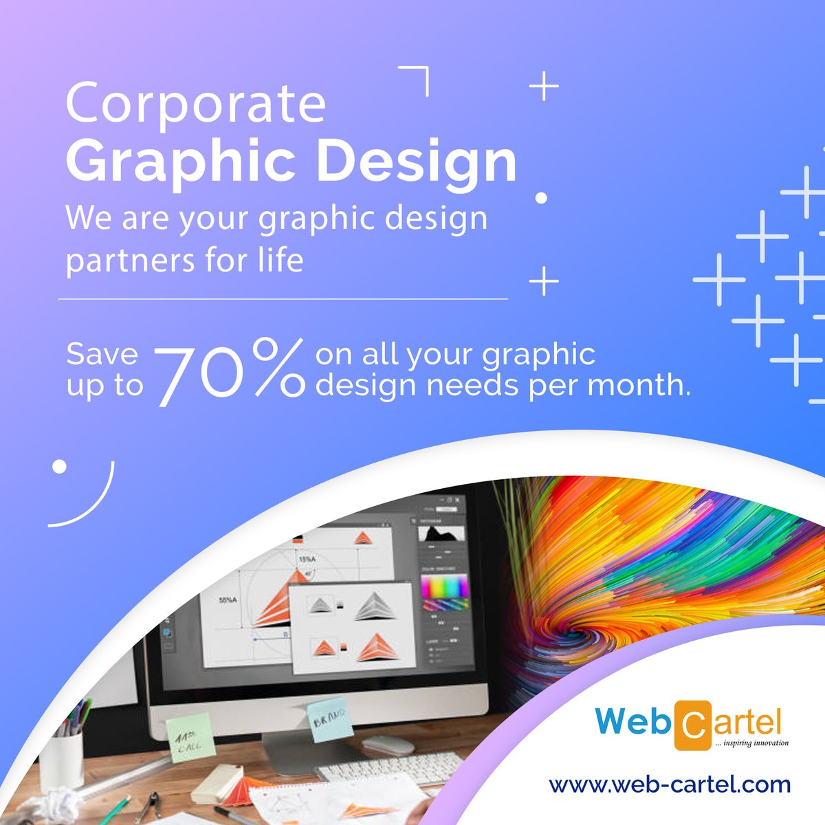 WebCartel... Your Creative Partner..#CorporateGraphics.