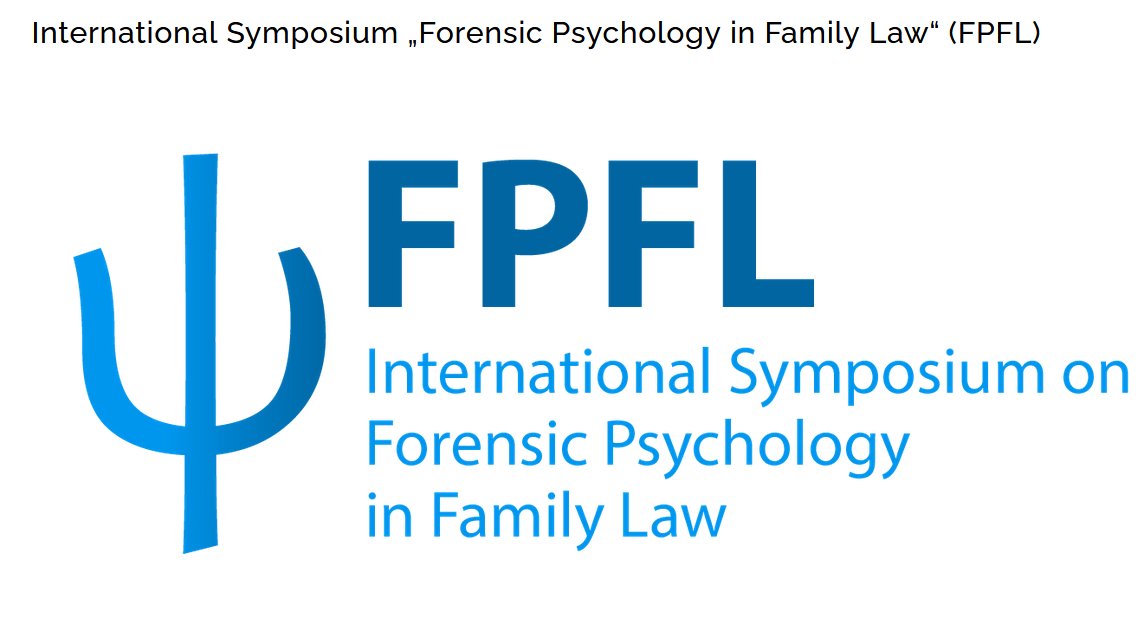 RenateVolbert's tweet photo. Very happy to announce the International Symposium on Forensic Psychology in Family Law (#FPFL), hosted at Psychologische Hochschule Berlin - initiated by Jelena Zumbach. For more information visit:
https://t.co/7R4PAqmVjf https://t.co/QBANHes624