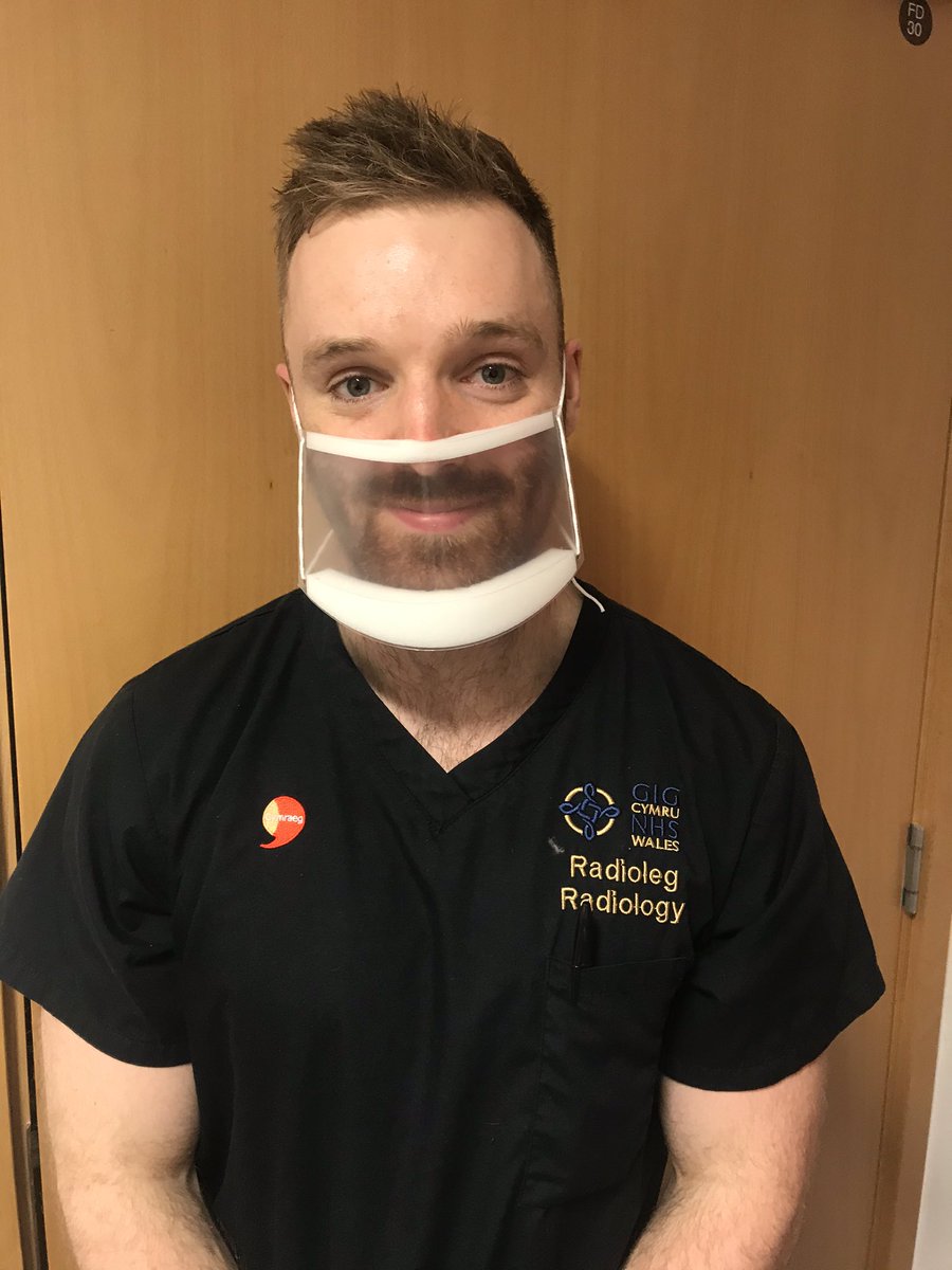 Radiology, Ysbyty Gwynedd are excited to be involved in trialling <a href="/the_clearmask/">ClearMask</a> - reducing barriers in communication. <a href="/HearingDementia/">Hearing & Dementia</a> <a href="/kathryn_h_c/">Kathryn Cummings</a> @BCUQI <a href="/BetsiResearch/">BetsiResearch</a> <a href="/SCoRMembers/">SCoR Members</a>
