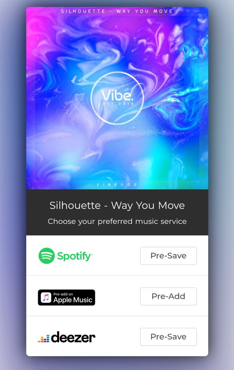 Pre-Save Link for new release under <a href="/ukviberecords/">Vibe.</a> 🎶💥
ffm.to/VIBE002