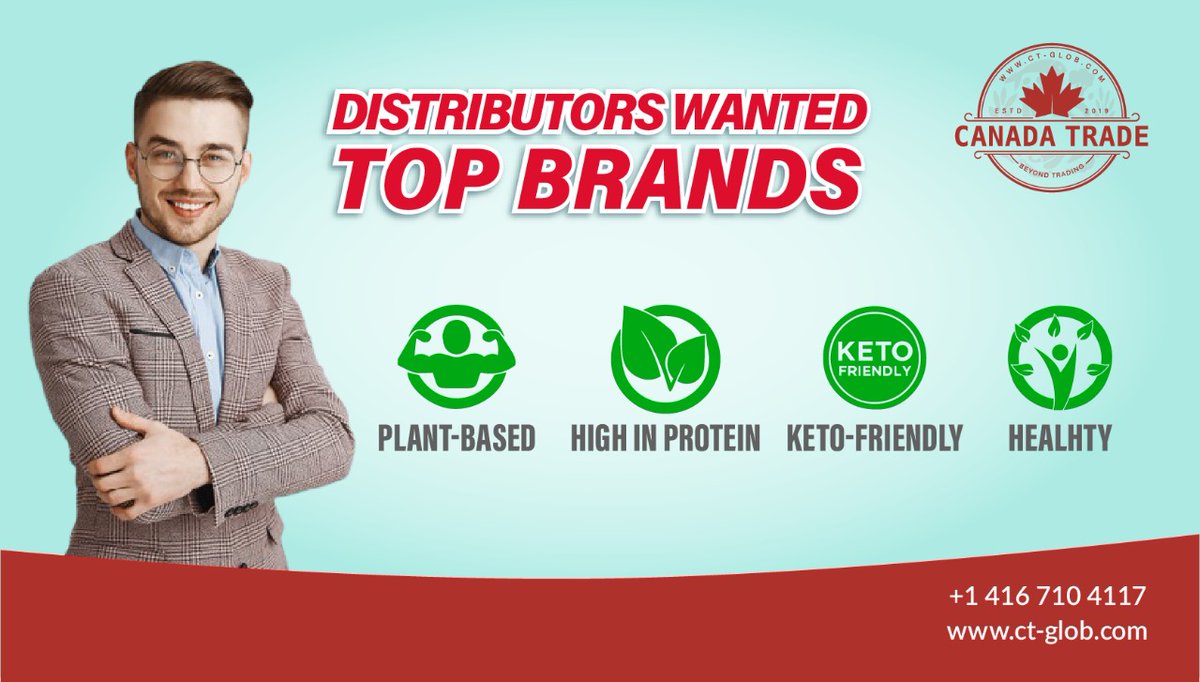 CanadaTrade1's tweet photo. We are seeking additional reputable distributors to extend our global reach and sales worldwide. 

 📩info@ct-glob.com 

#canadatrade #distributorsrequired #distributorsuae #lookingforpartners #worldwide #reseller #wholesaler #retailers #gcc #kuwait #egypt #saudiarabia https://t.co/LxM6KwVMdE