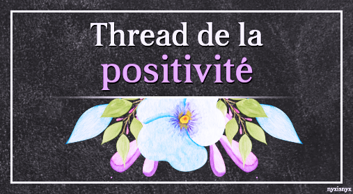 Coucou ! J’ai des pensées grises en ce moment, du coup j’ai décidé de faire ce thread pour me remonter le moral. Il s’agit de questions sur ce que vous aimez sur votre écriture et dans votre environnement d’auteur.
