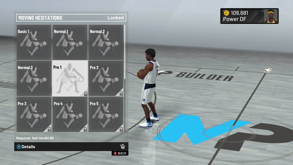 You can now get pro dribble moves with a 80 ball control