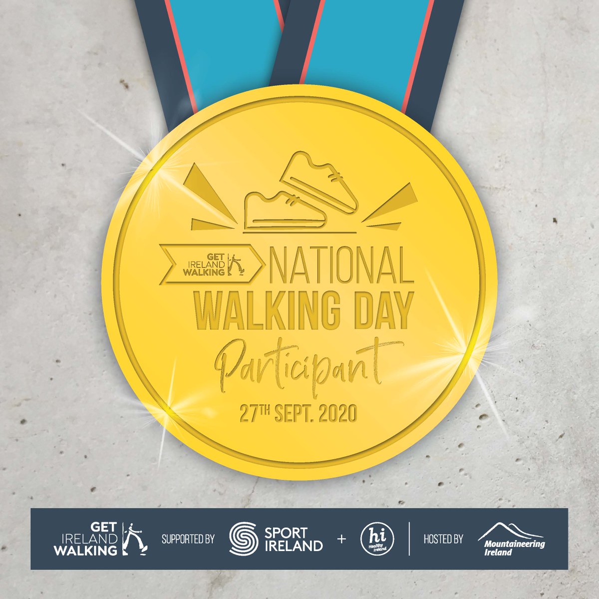 Are you one of the amazing people who walked yesterday on National Walking Day? Well here is a little thank you! Share the medal on your social media page tag us & all your friends who walked who can copy & share too! #NWD2020 #BeActive #WalkYourArea #WalkYourTown https://t.co/0wOAkVwYu9