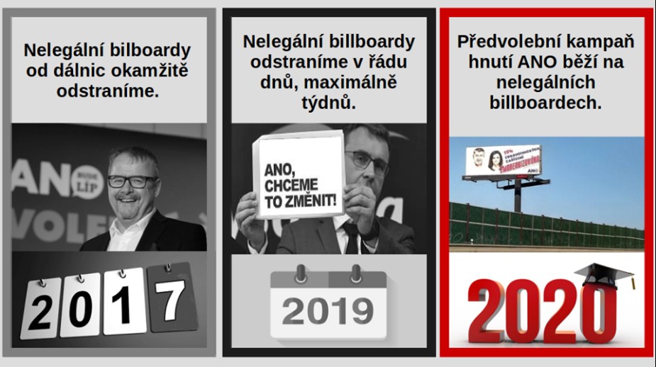 Sdílíme výmluvnou grafiku stránky "U nás v Babišově"