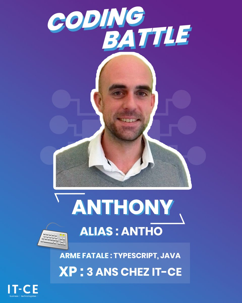 ITCaisseEpargne's tweet image. 3,2,1... PLAY ⌨ Notre team de champions se prépare pour la Coding Battle !
Choisissez votre joueur préféré parmi les premières cartes pour le soutenir le 6 octobre 💪
#CodingBattle avec @InformatiqueBP, BPCE SA et ISOGRAD