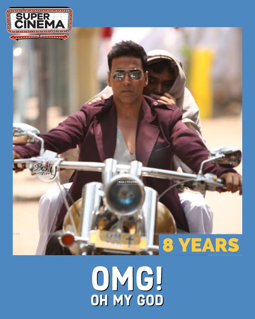 Celebrating eight years of #OMGOhMyGod. 

#AkshayKumar #PareshRawal #UmeshShukla #SuperCinema