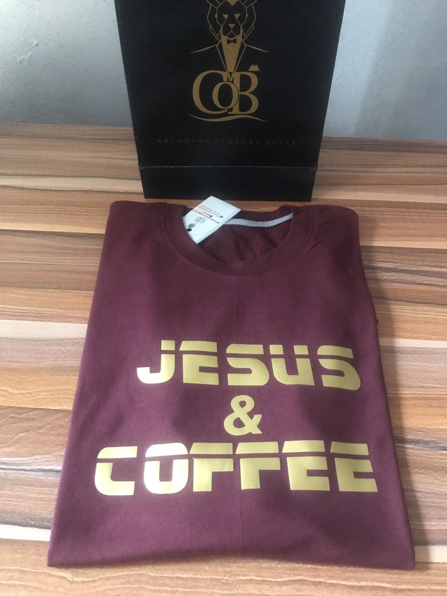 Jesus & Coffee tee. Available on preorder Colors: Black, Navy blue, Grey and wine  N3500How to order. Send a Dm or call/WhatsApp +2347055308829T&C applies  #tshirt  #jesus  #jesusandcoffee  #jesuscoffee  #cobng  #cob  #style  #fashionstyle  #fashion  #fashionblogger