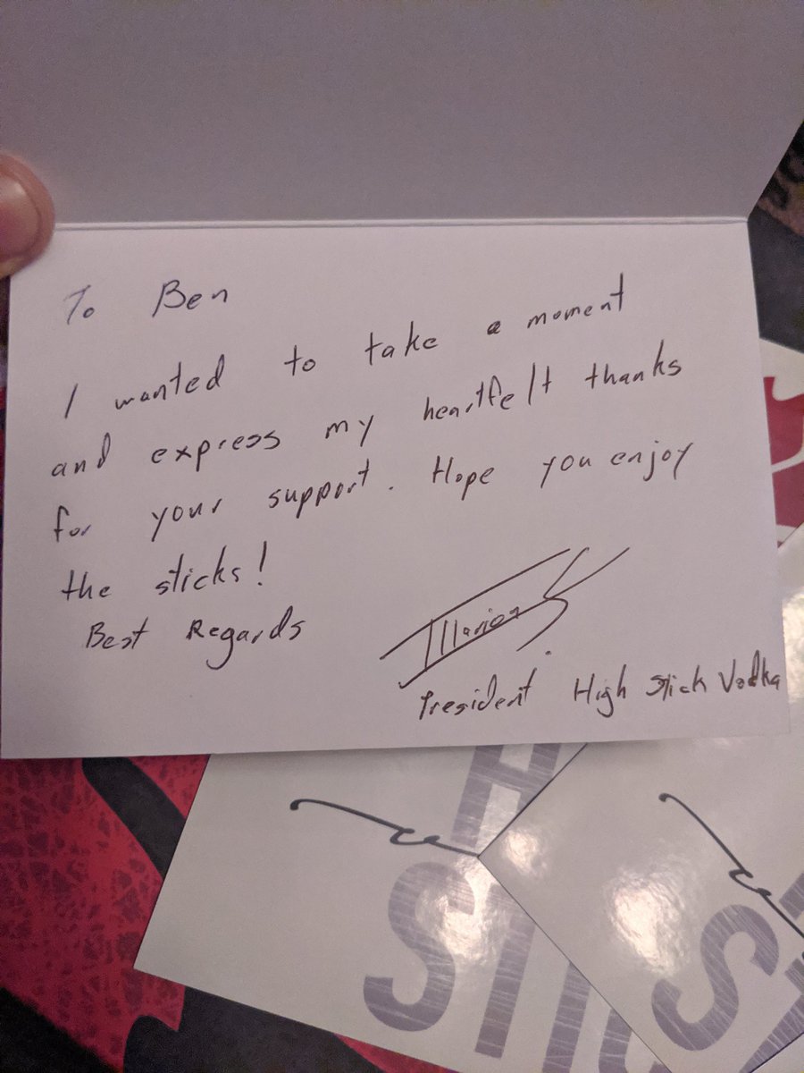 When <a href="/HighStickVodka/">High Stick Vodka</a> appreciates the business and its customers like this 👍🇨🇦. You place more orders !! Thank you <a href="/illarion_s/">Illarion Shulakewych</a>. Cheers !!!