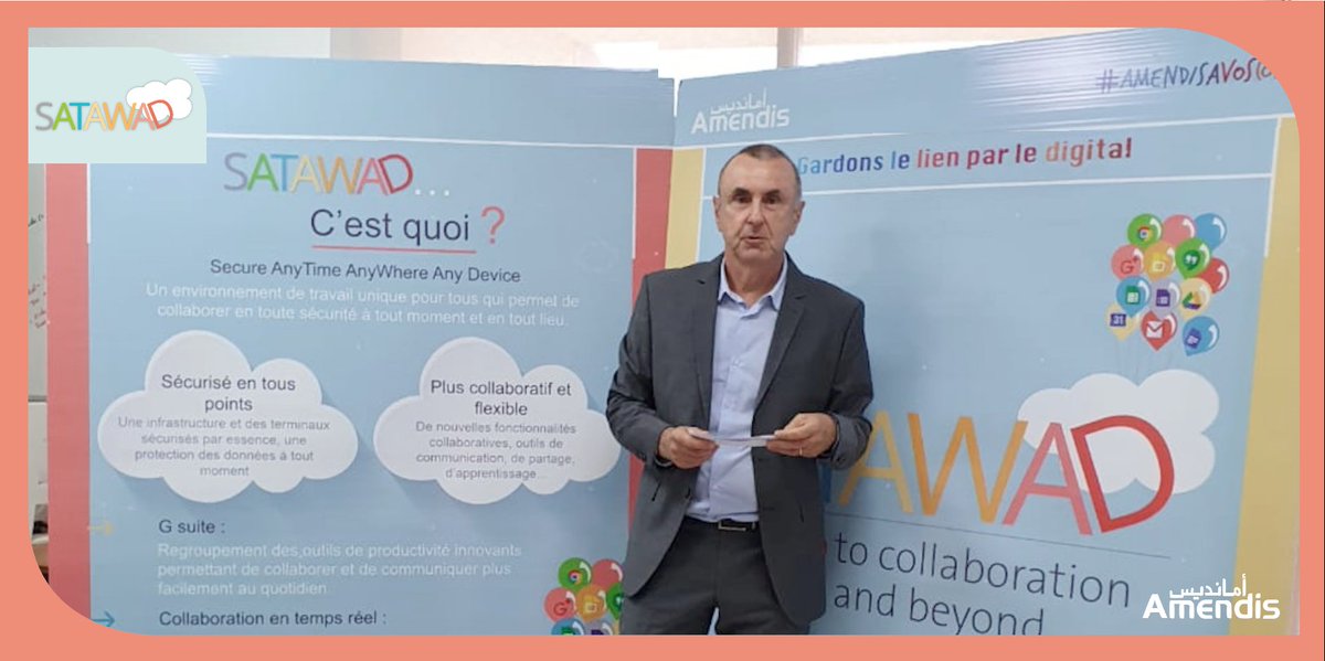 AmendisOfficiel's tweet photo. A Amendis, la #digitalisation est au cœur de nos métiers et la numérisation des services facilite notre quotidien👍
[#EnDirect] @PatriceFRANCIO1 Directeur TDA annonce l'ouverture du Webinaire du lancement de la #SATAWADWeek 💻📱
Stay tuned ! @Veolia https://t.co/NrT1XUlbLm