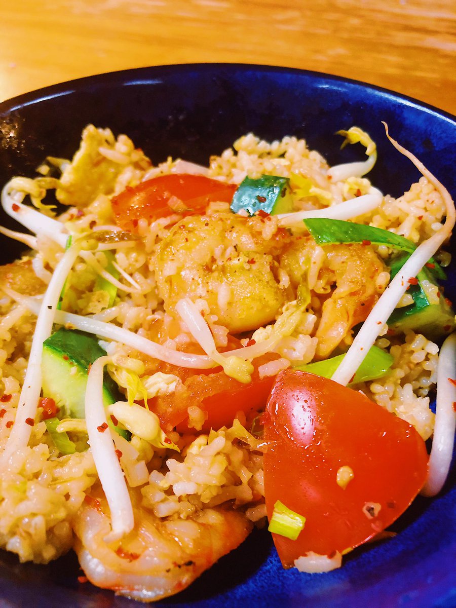 mapmakerdavid's tweet photo. Nasi Goreng, first attempt. :) #makefoodnotmaps https://t.co/NsidTMr4Ig
