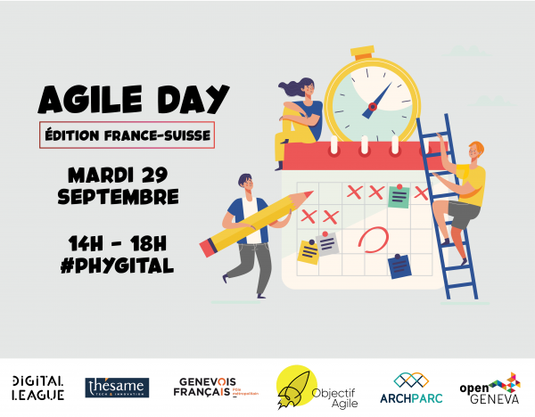 Digitaleague's tweet image. [événement] 29 sept. - Agile Day 🚀

Objectif : rassembler, explorer, échanger avec les entreprises et les coachs autour des thématiques de l’agilité

Vous êtes agiles ? Inscrivez-vous &amp;gt;&amp;gt; bit.ly/3kXMvin

@Thesame74 @opengeneva #GenevoisFrançais #ObjectifAgile #ArchParc