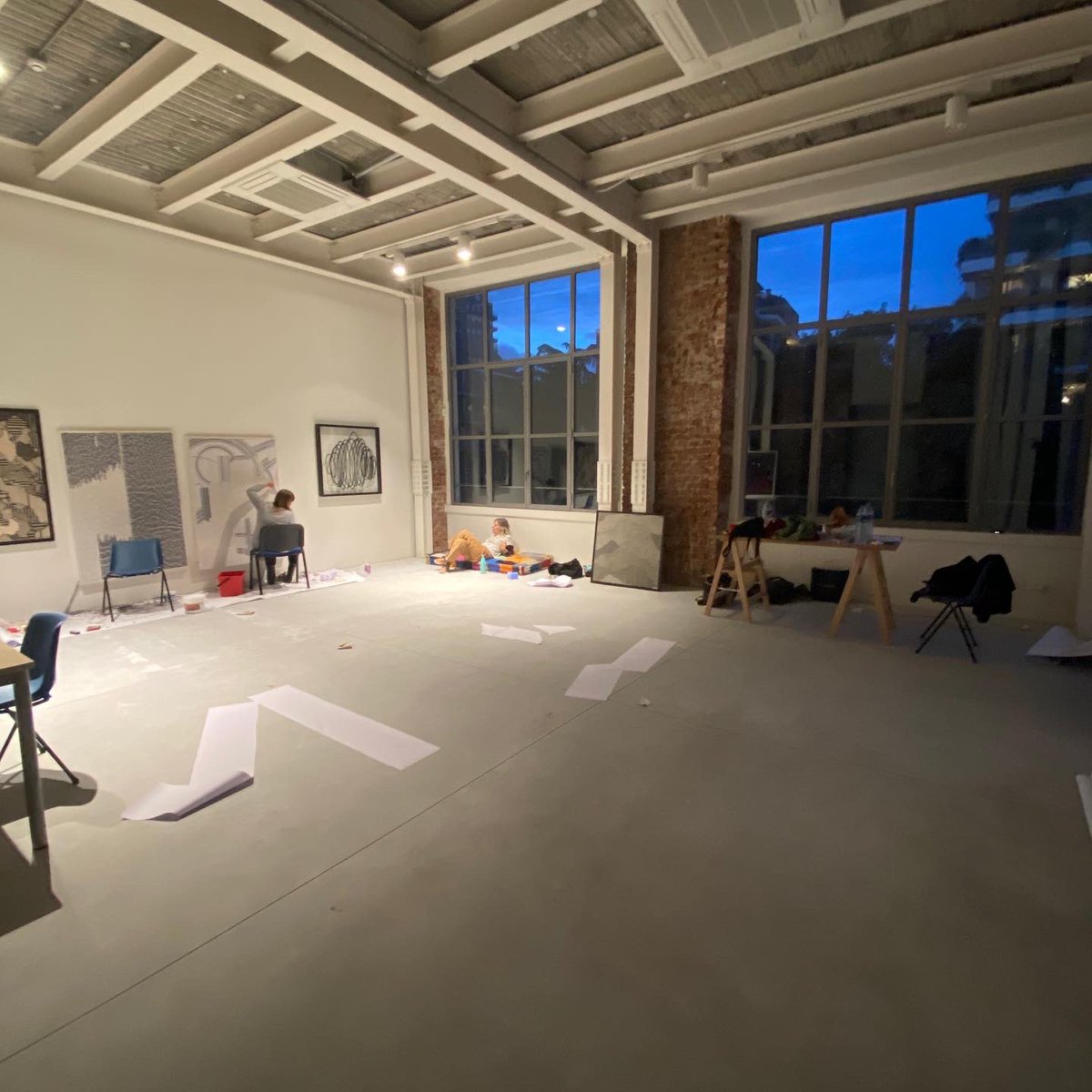 stenlex's tweet image. STEN LEX, WORK IN PROGRESS, CASA DEGLI ARTISTI, MILANO, Sept Oct 2020.