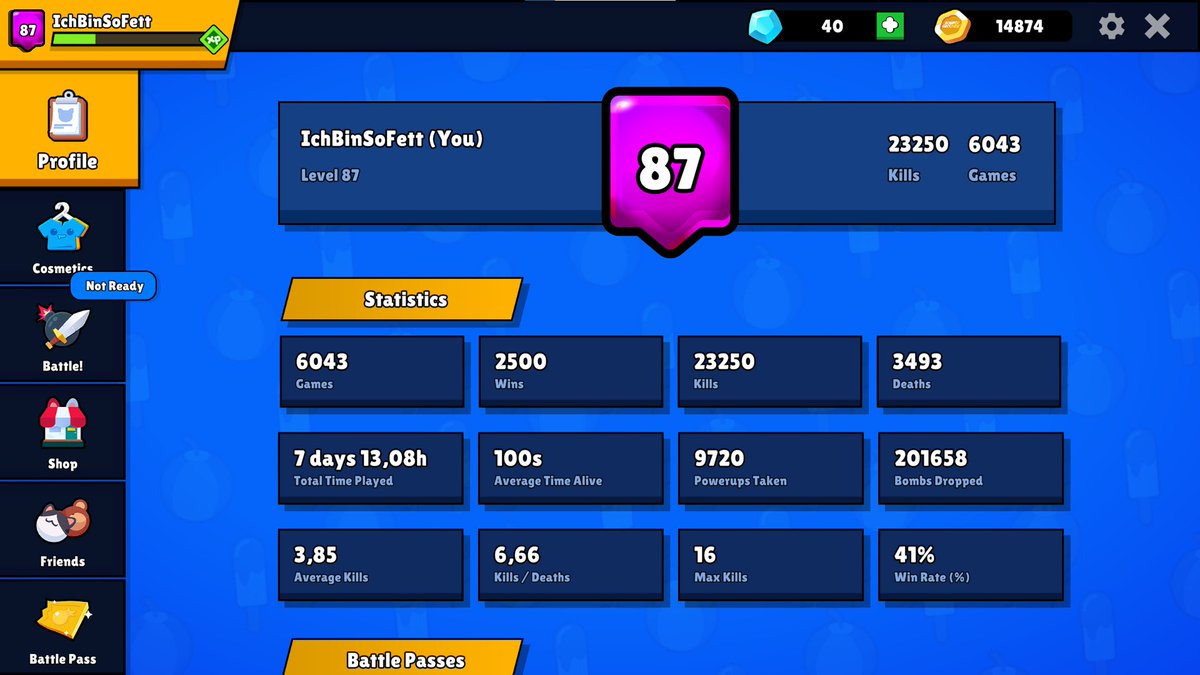 First 🇩🇪 2.5 💖
Thank you guys for being a part of my successful bombergrounds pro career💛