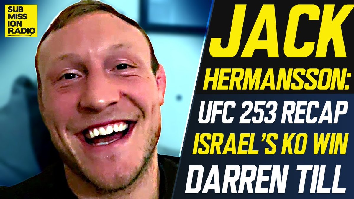 .<a href="/jackthejokermma/">jack hermansson</a> returns to Submission Radio! 🇸🇪

Jack talks:

✅ #UFC253
✅ Costa/Adesanya
✅ Khamzat Chimaev 
✅ Whittaker/Cannonier
✅ Adesanya's post-fight comments
✅ How he matches up with Israel Adesanya
✅ Fighting Darren Till in December 

📺: youtu.be/nsSSKIInjO4