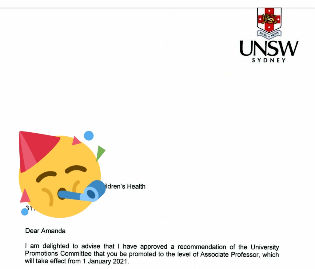 Amanda Henry (@amanda_henry_ak) on Twitter photo Amongst the horrors of 2020, feeling very blessed to (a) have a few days away with my family (b) be able to announce my upcoming promotion to Associate Professor <a href="/UNSWObGyn_Paeds/">UNSW ObGyn & Paeds</a> <a href="/UNSWMedicine/">UNSW Medicine & Health</a> Amongst the horrors of 2020, feeling very blessed to (a) have a few days away with my family (b) be able to announce my upcoming promotion to Associate Professor <a href="/UNSWObGyn_Paeds/">UNSW ObGyn & Paeds</a> <a href="/UNSWMedicine/">UNSW Medicine & Health</a>