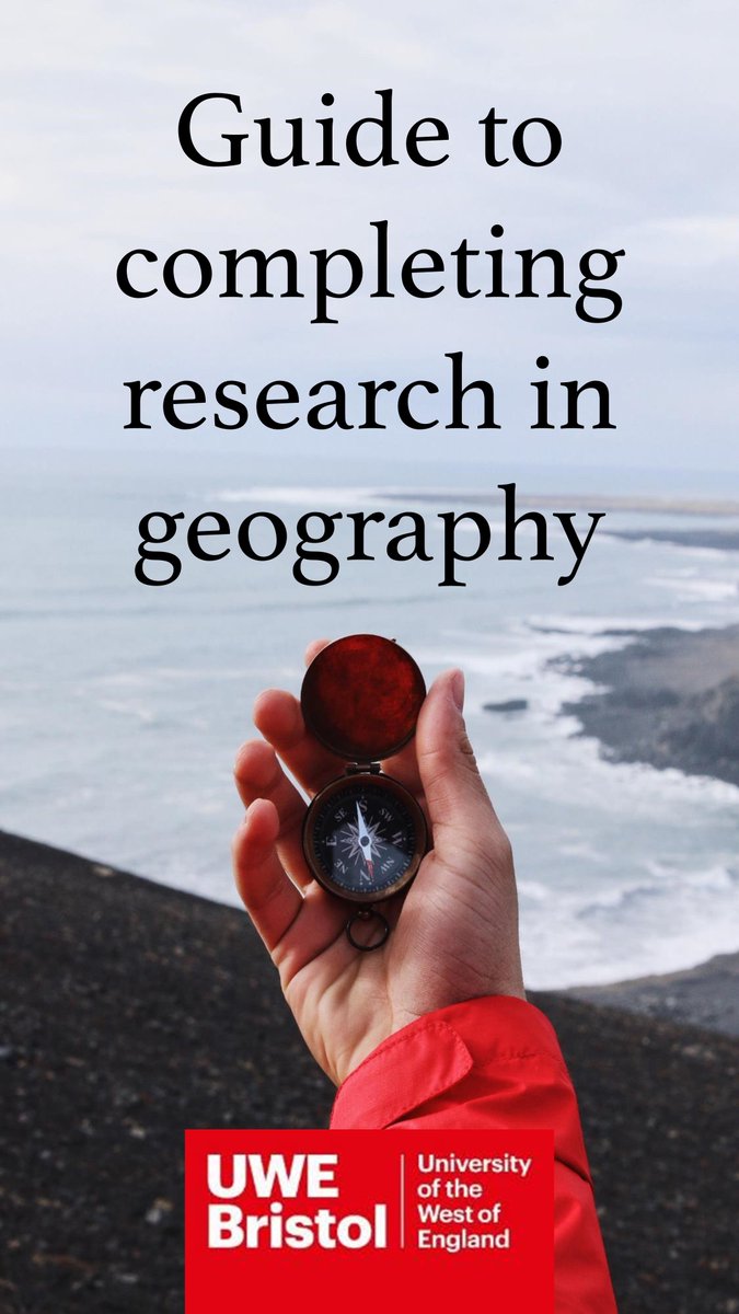 timeforgeog's tweet photo. UWE Bristol (@UWE_Geography) have produced a smart-phone friendly PDF guide to completing simple geographical research projects. You may find this useful when working with your students on their A-Level NEA. https://t.co/PinfDlurQw https://t.co/GhfsJdzOFS