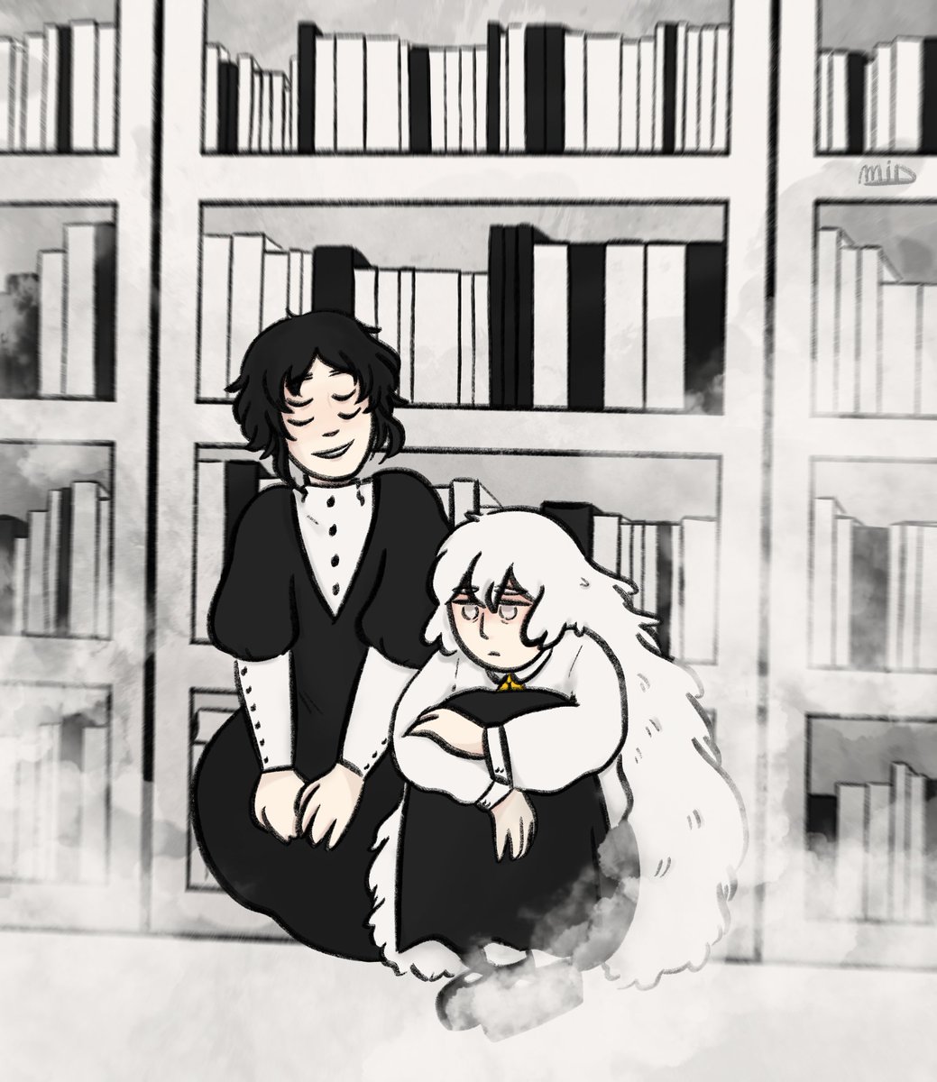 middraws's tweet photo. Hi, I'm Mid (she/her) and I draw cute and sometimes creepy stuff about series and games I like, and also my OCs! 🥰 https://t.co/y9ofnRfgw4
